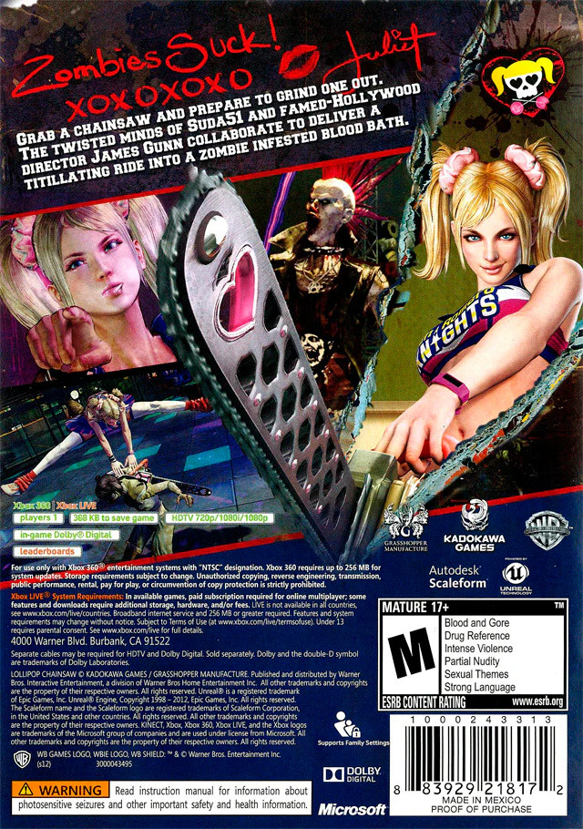 Lollipop Chainsaw – Xbox 360 [Sealed New Game]
