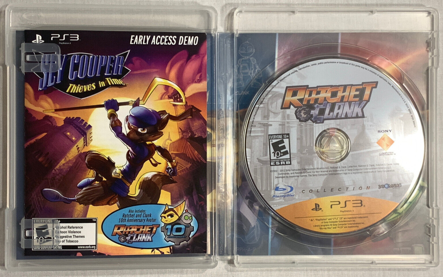 PS3 RATCHET & CLANK COLLECTION 2012 RARE NOT FOR RESALE COMPLETE +INSERT! TESTED