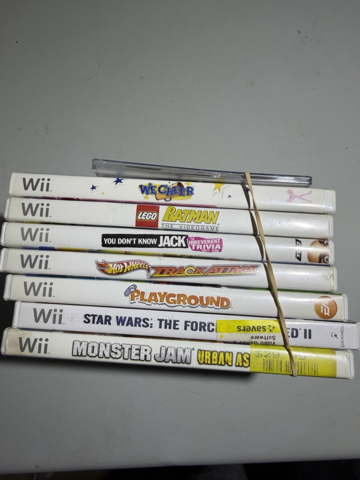 Nintendo WII RVL-001 Black Open Box No Manual – 8 Games Tested