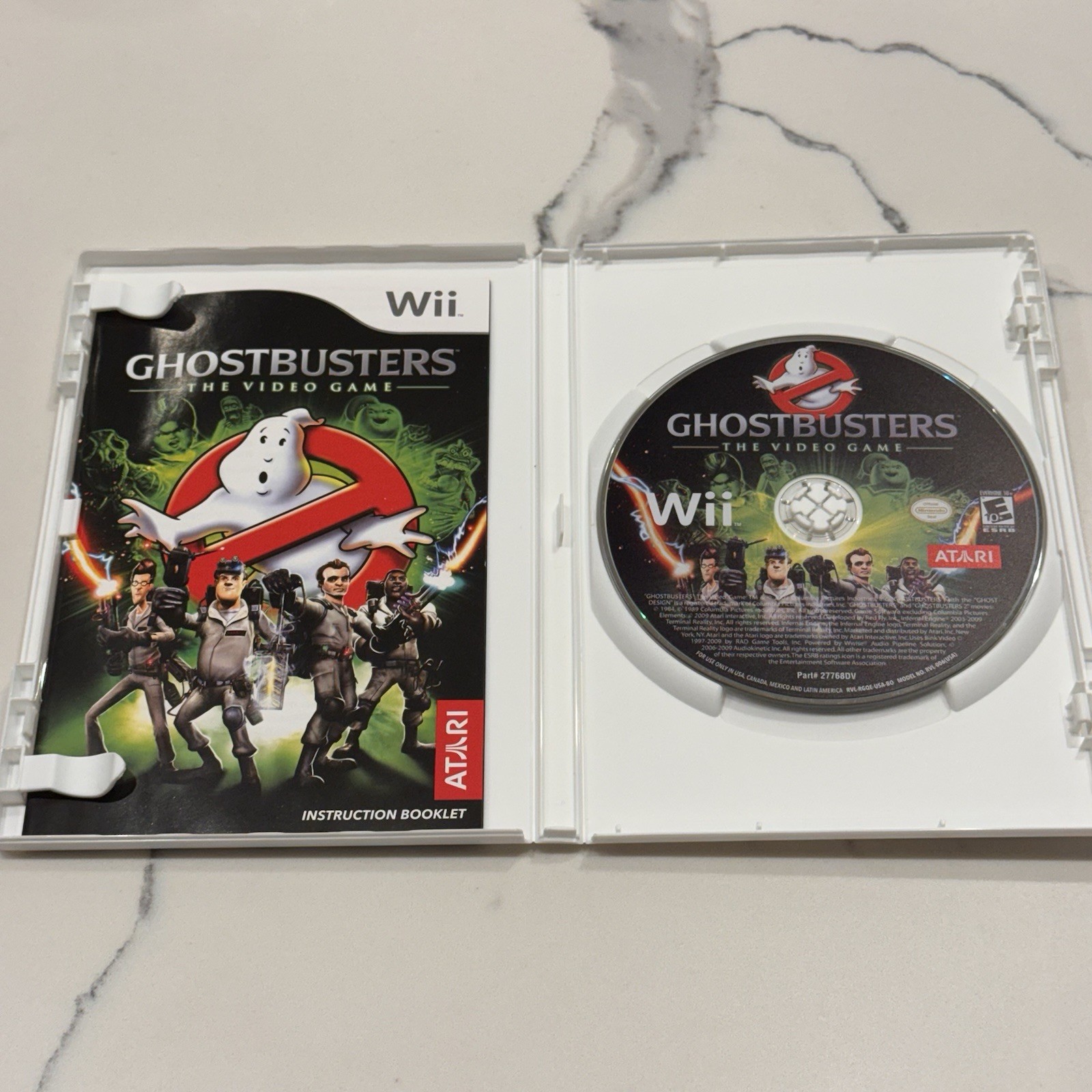 Ghostbusters: The Video Game (Wii, 2009) Complete CIB Manual FREE SHIPPING