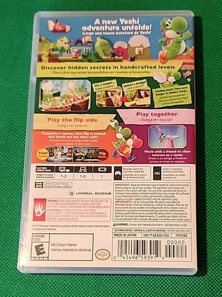 Yoshi’s Crafted World Nintendo Switch [Pre-Owned]