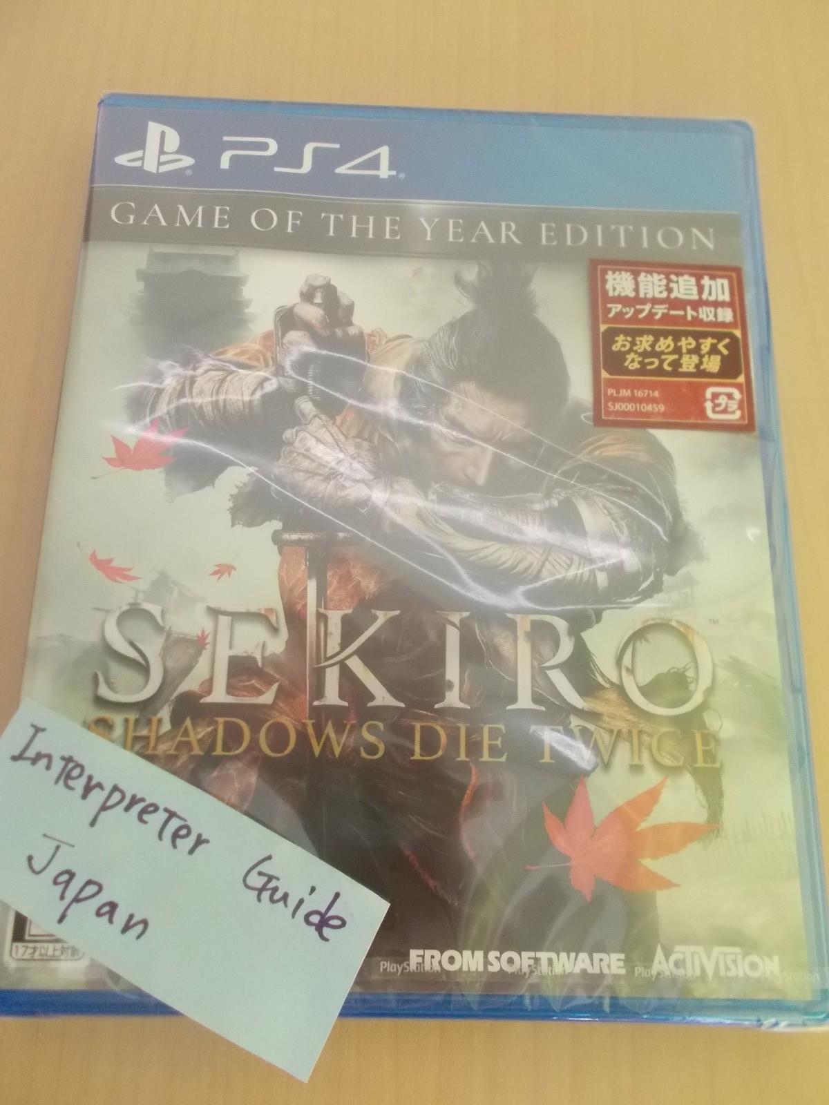 SEKIRO SHADOWS DIE TWICE GAME OF THE YEAR EDITION PS4 Video Game Sealed Unopened