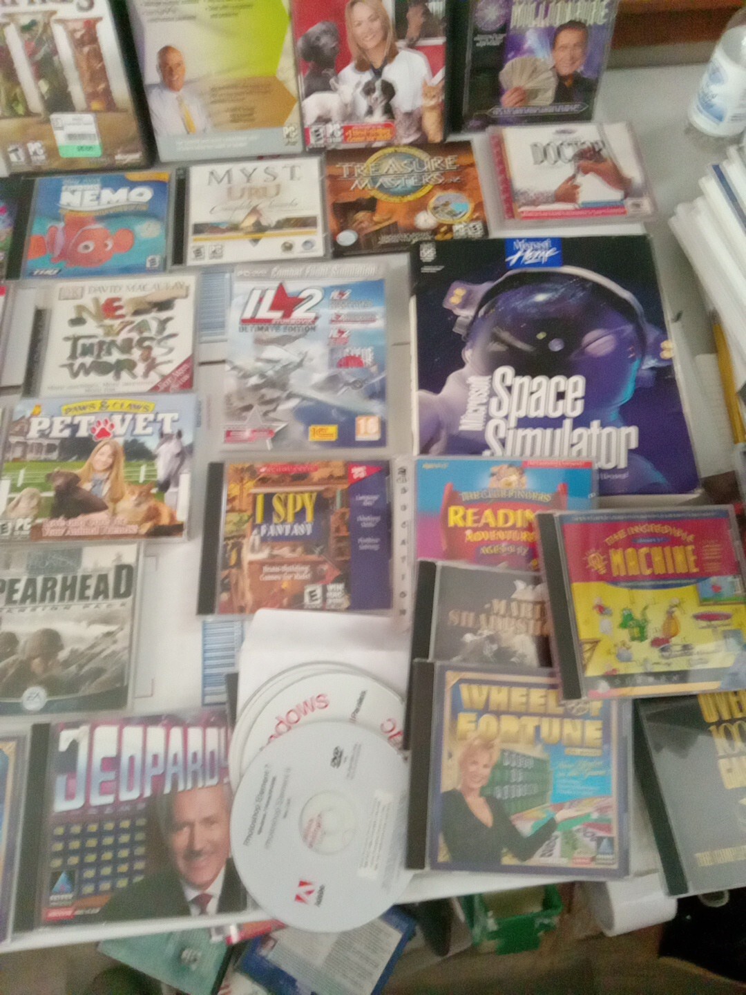 LOT OF 35 rare PC CD-ROM Video games Estate Sale Nice Variety 🇺🇲 T4#289