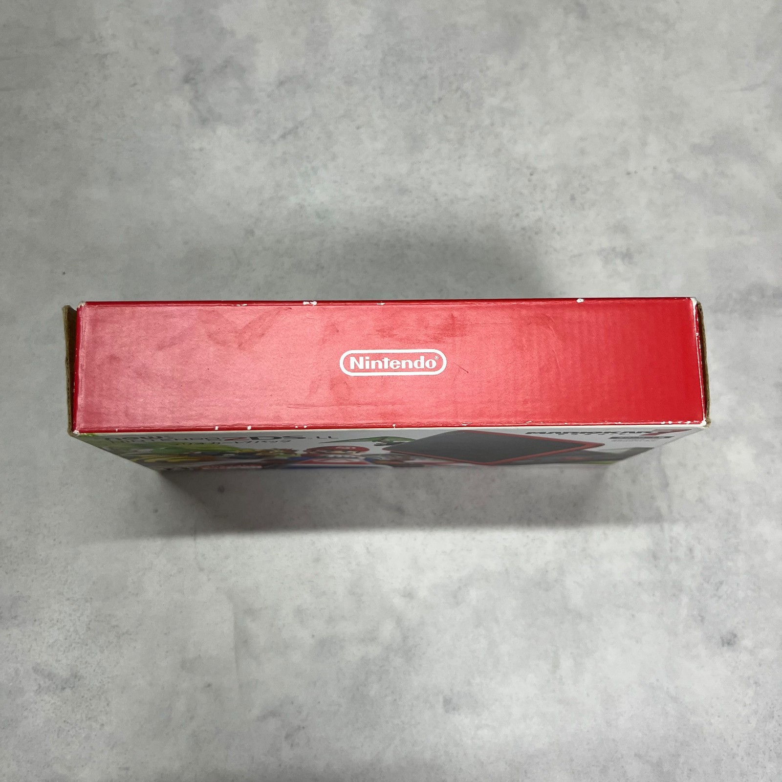 New Nintendo 2DS XL LL Mario Kart 7 Red Black Console Stylus Working Tested Good