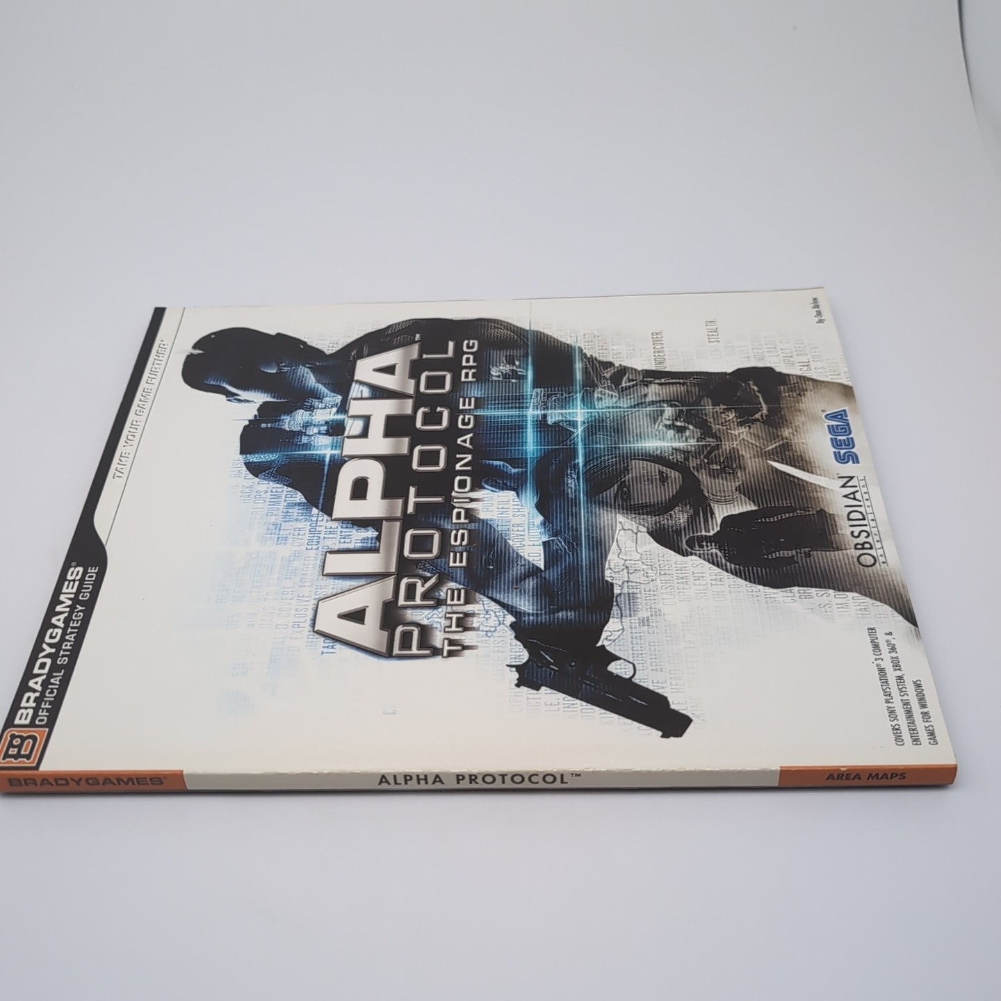 Alpha Protocol – Official Strategy Guide – Brady Games – PS3 XBOX 360 – VG