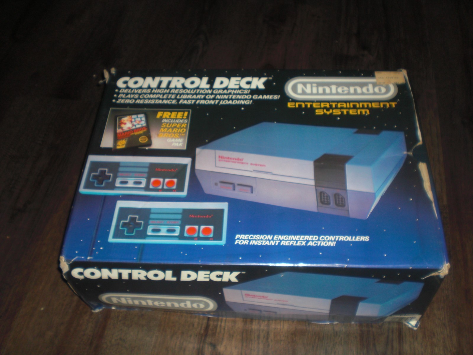 NES Nintendo Entertainment System Control Deck MINT INSERTS BAG Empty Box Foam