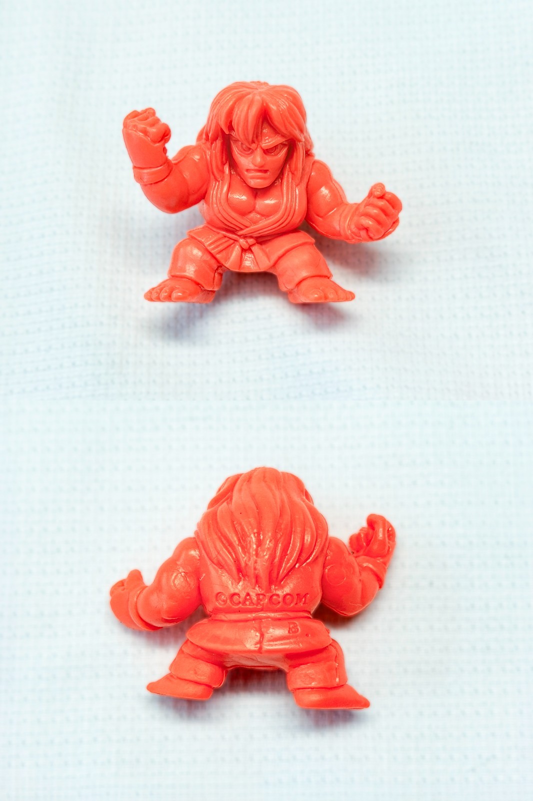 Vintage STREET FIGHTER II SD Keshi Mini Set of 12 Figures Complete (Bandai 1993)