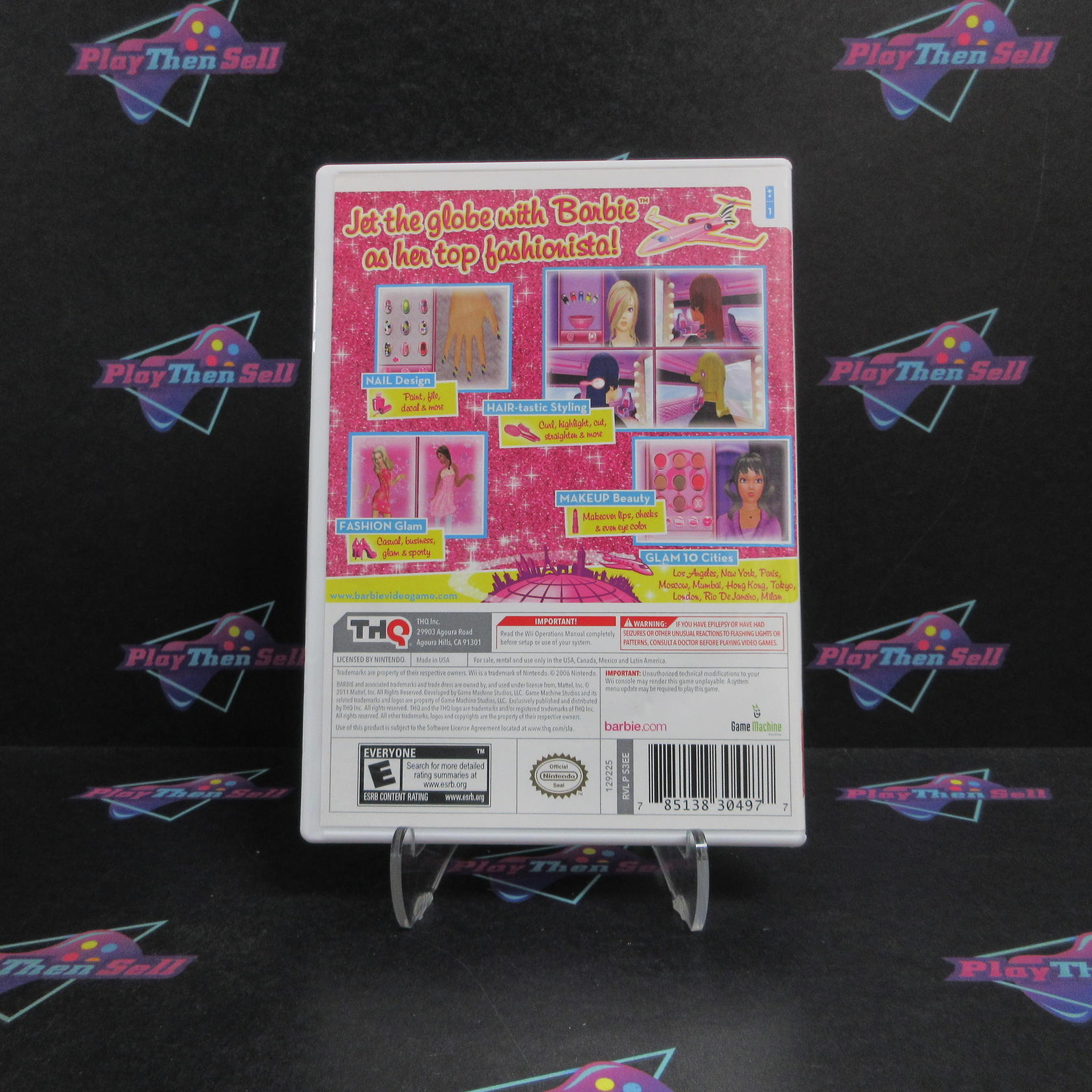 Barbie Jet, Set & Style Nintendo Wii Complete – 1 Year Warranty EX Cond