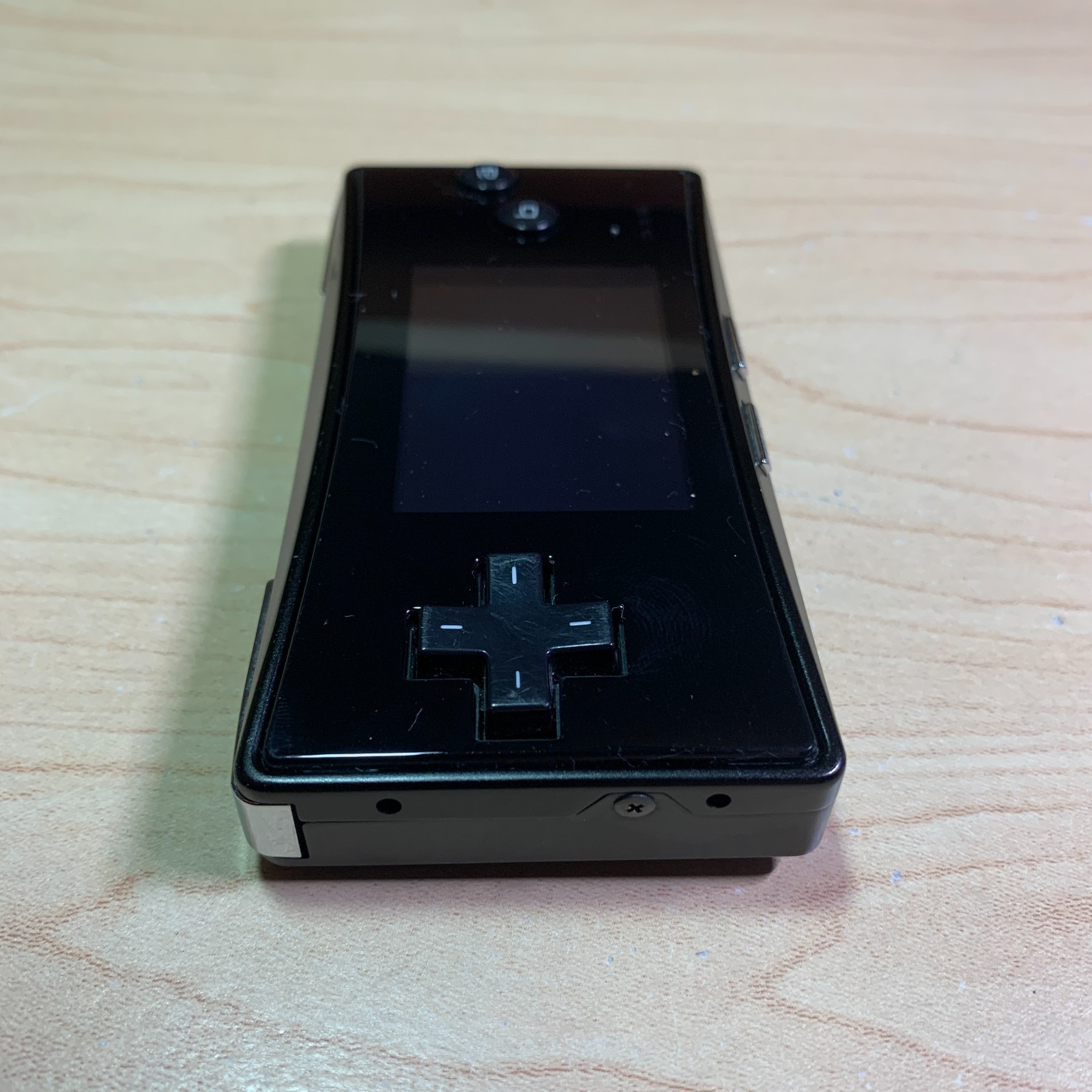 Nintendo Game Boy Micro Black Console New Battery Faceplate Charger Case Tested