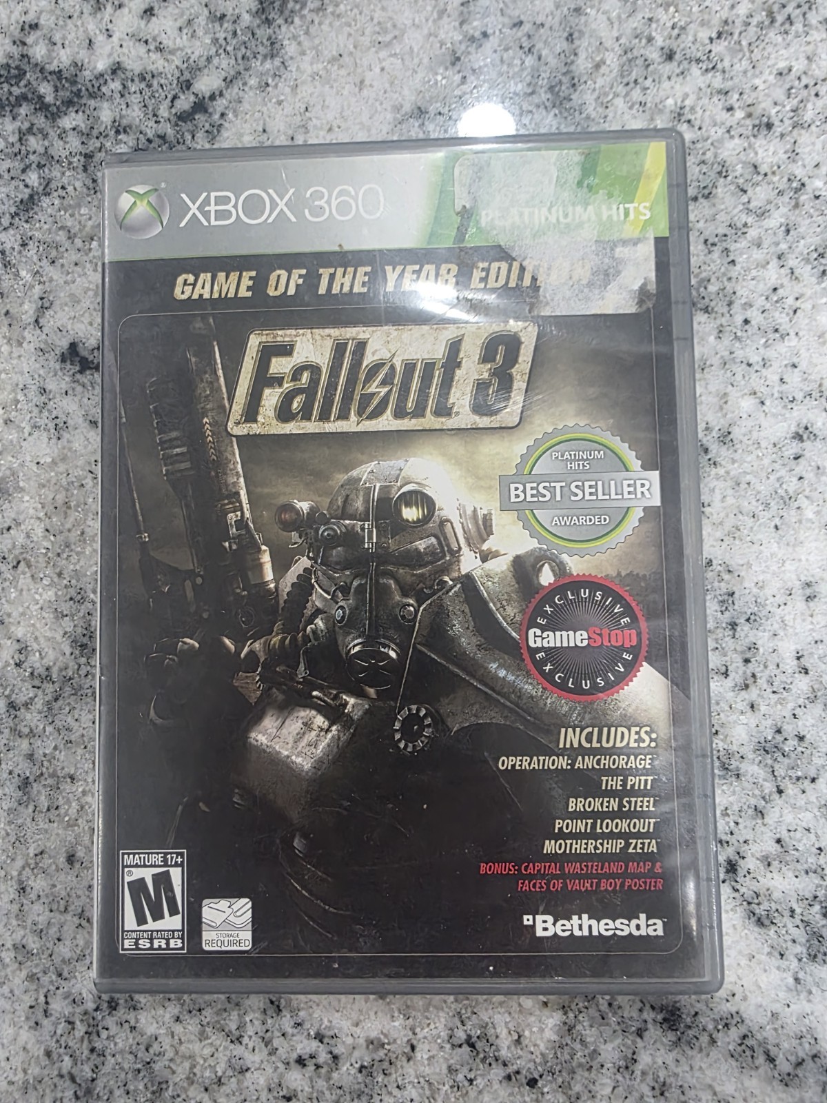 Fallout 3 — Game of the Year Edition (Microsoft Xbox 360, 2009) Complete