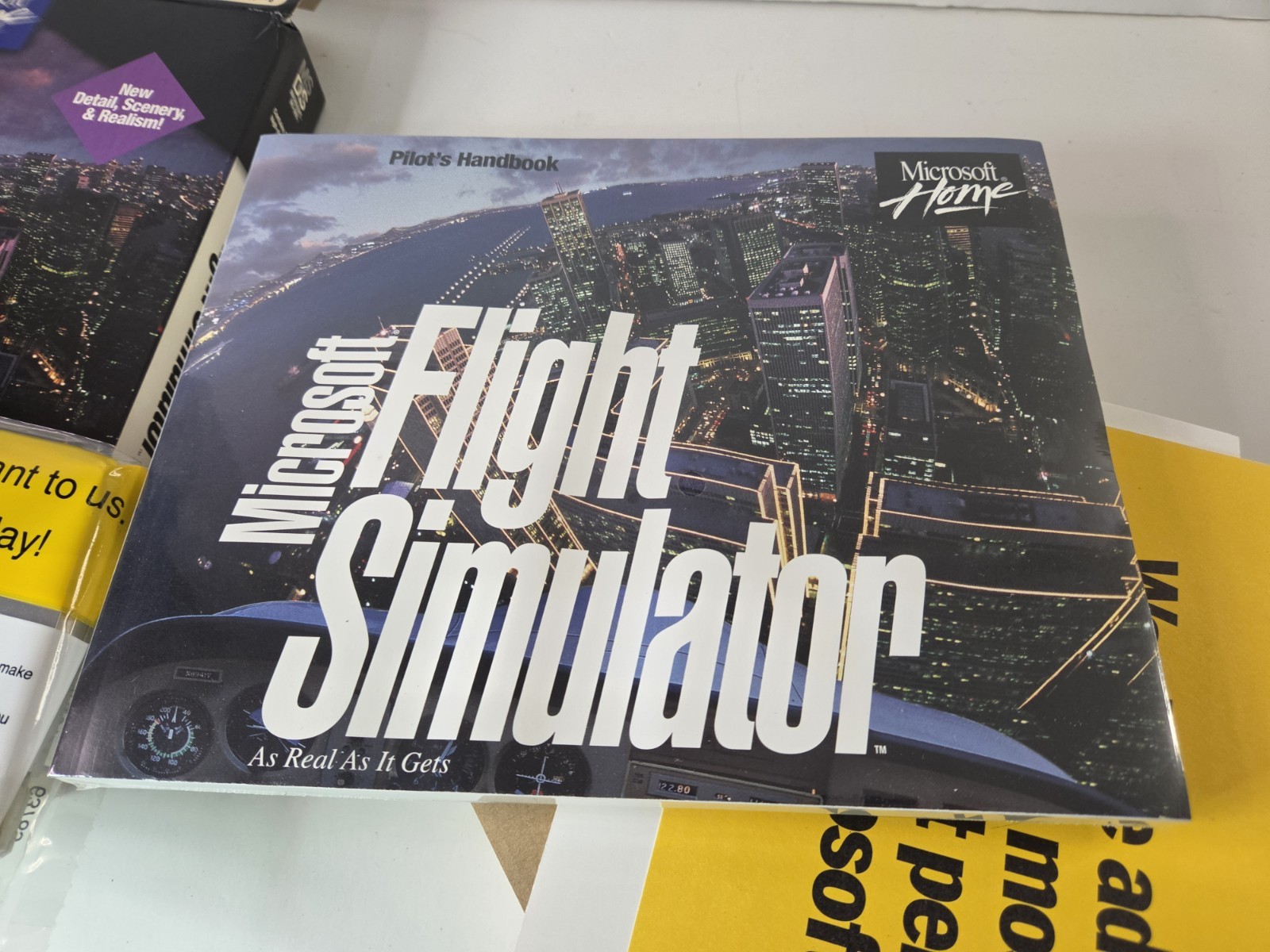 Open Box Microsoft Flight Simulator 5.1 PC, 1995 3.5″ Diskettes MS-DOS Big Box