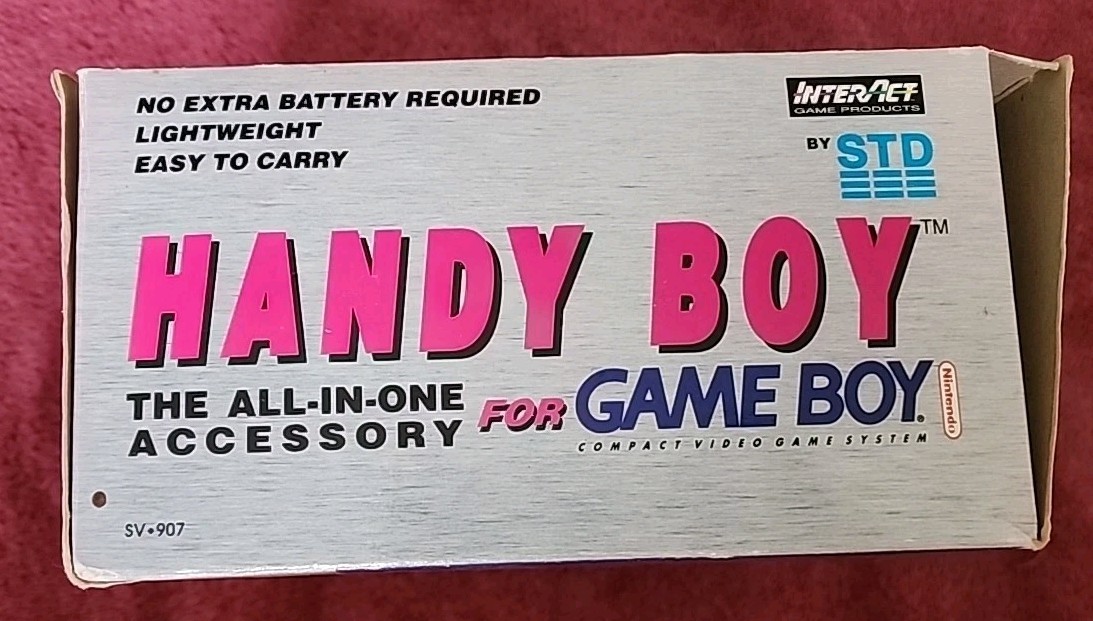Handy Boy by STD for Original Nintendo Gameboy with original box UNTESTED!