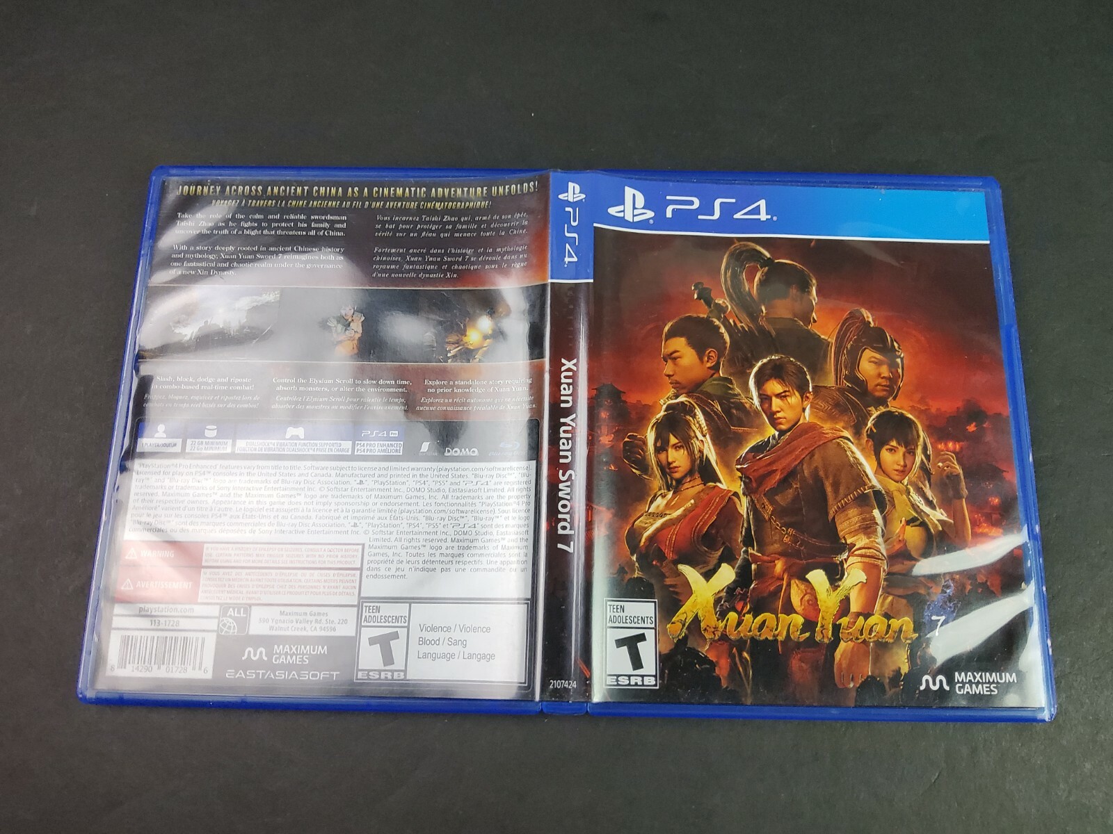 Xuan Yuan Sword 7 VII (PlayStation 4 PS4, 2021) Adventure Game TESTED