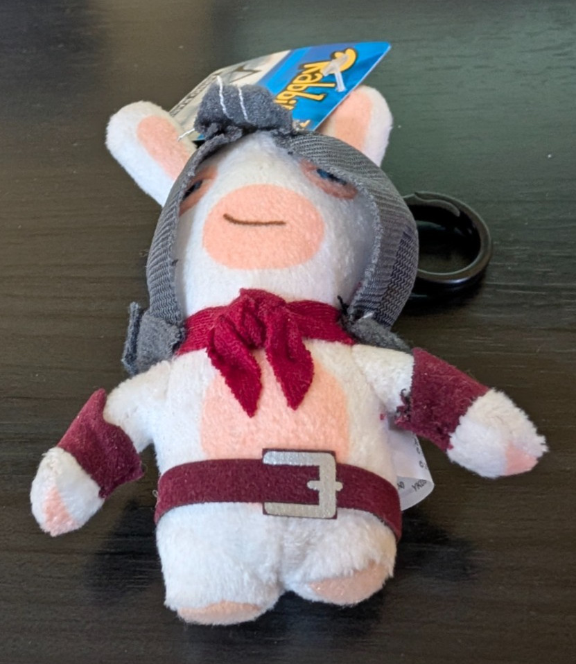 Rabbids Arno (Assassin’s Creed Unity) Rabbid Bag Clip – With Tag