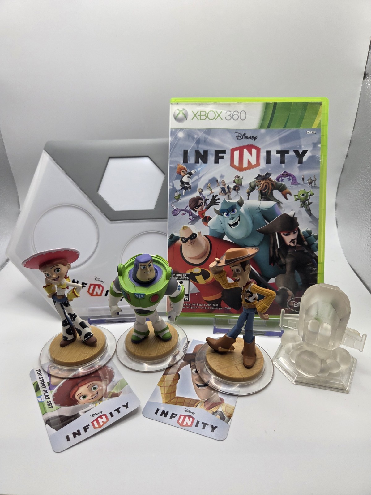 Disney Infinity Toy Story Bundle Xbox 360 + Woody Jessie Buzz + Playset + Portal