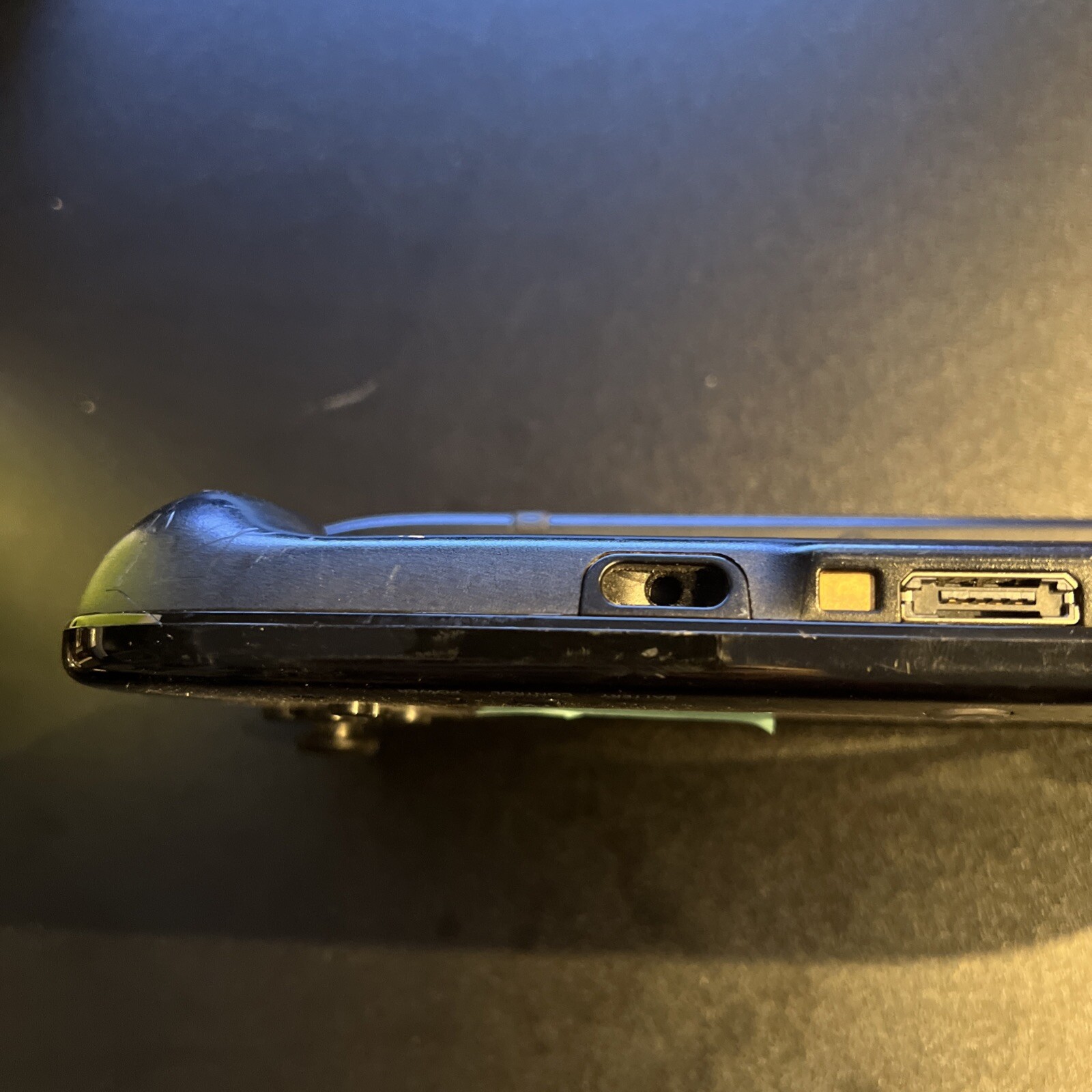 Nintendo Wii U Black Gamepad – Cracked Screen WUP-010 USA – For Parts Repair