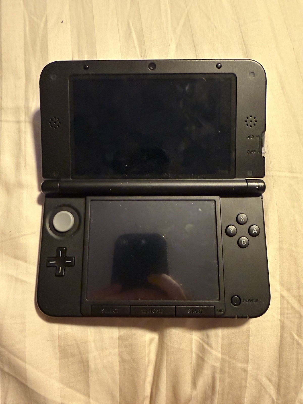 Nintendo 3DS XL Blue & Black Handheld Console System w/ Charger, Stylus, SD Card