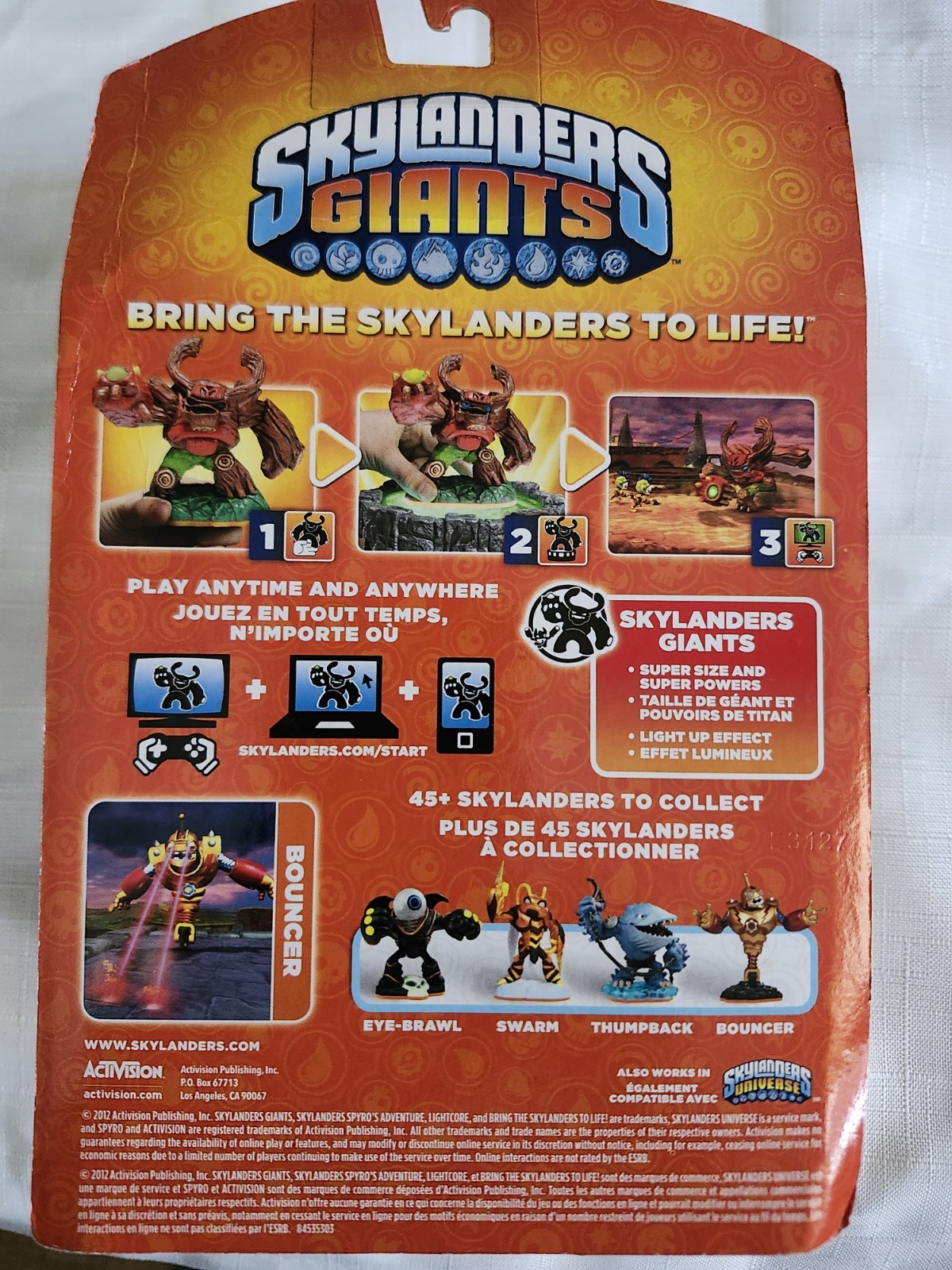 Skylander Giants Bouncer Action Figure Activision New in Box