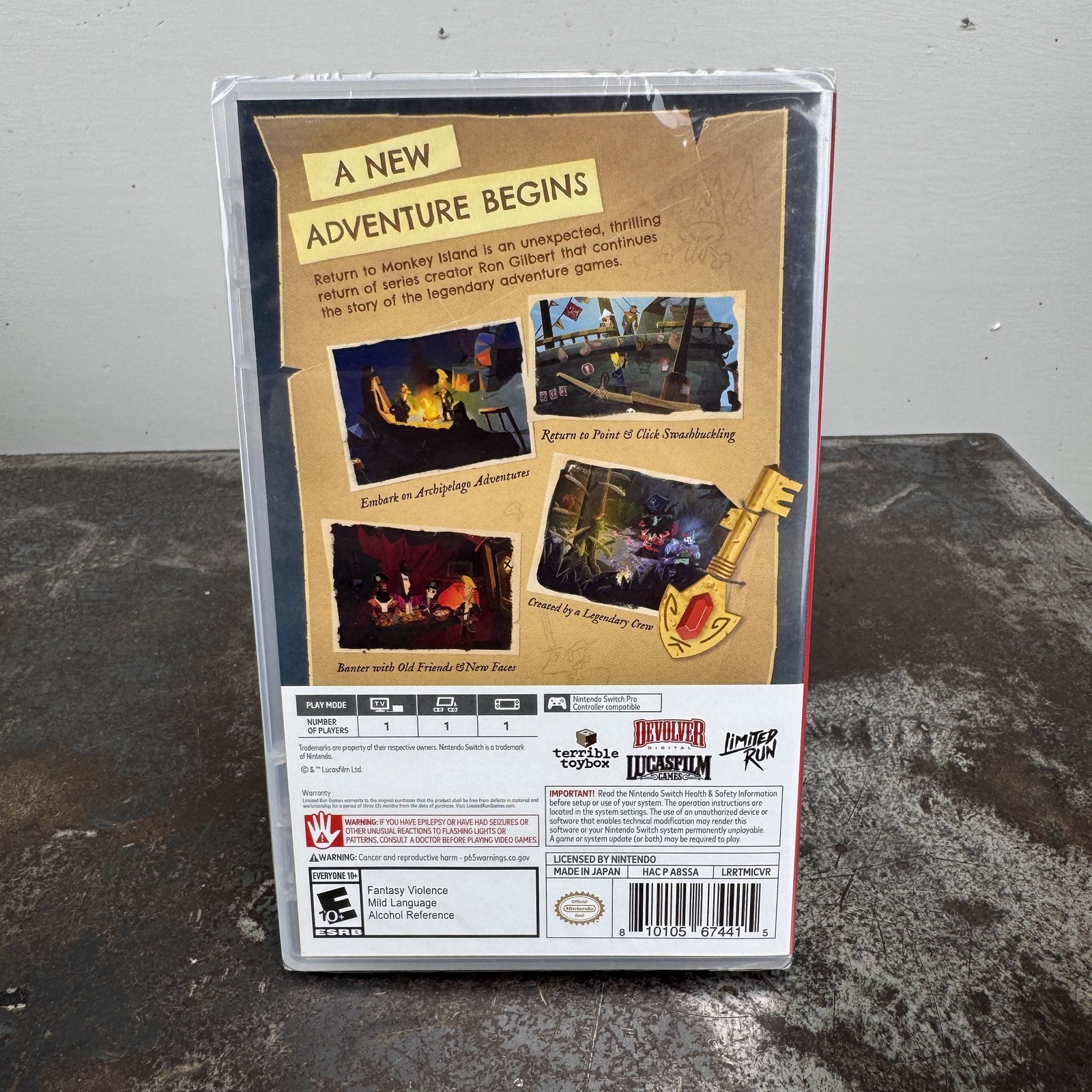 RETURN TO MONKEY ISLAND Nintendo Switch – Limited Run Games- NEW & SEALED