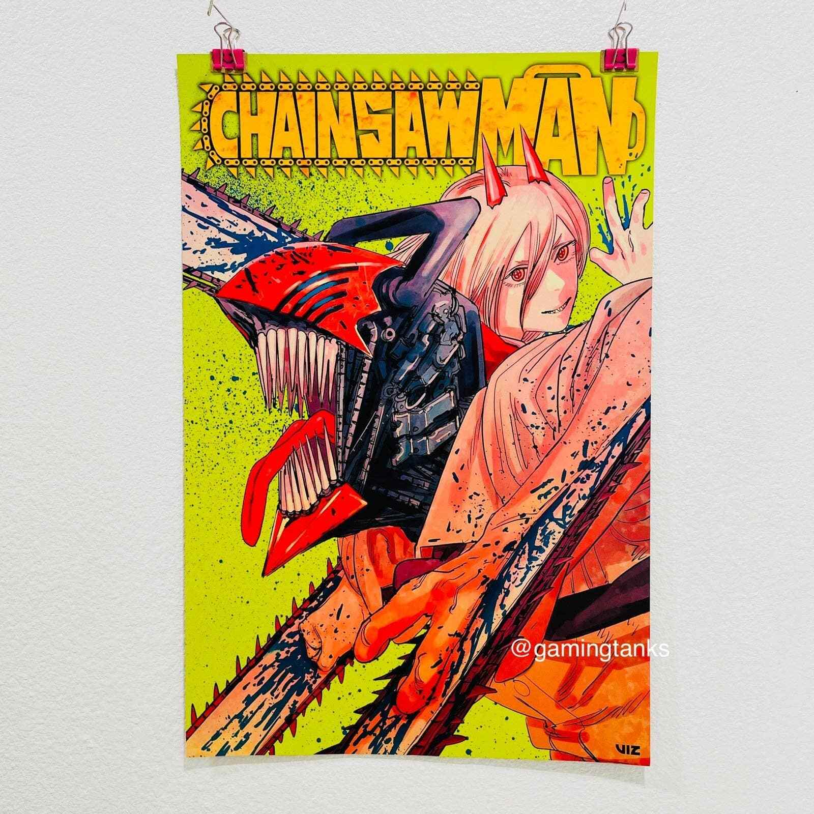 Anime Expo 2022 AX Chainsaw Man Poster Promo Exclusive Crunchyroll