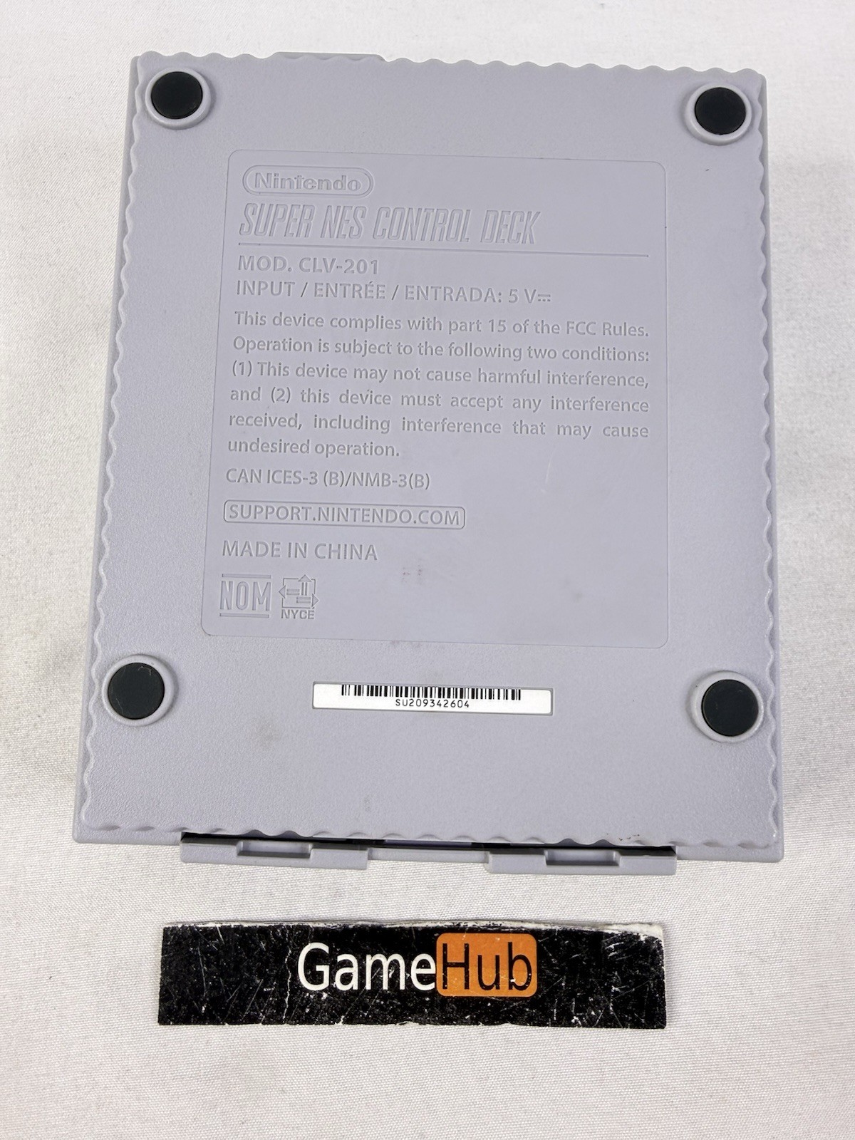 Super Nintendo Mini Classic Edition SNES CLV-201 Authentic Tested – Console Only