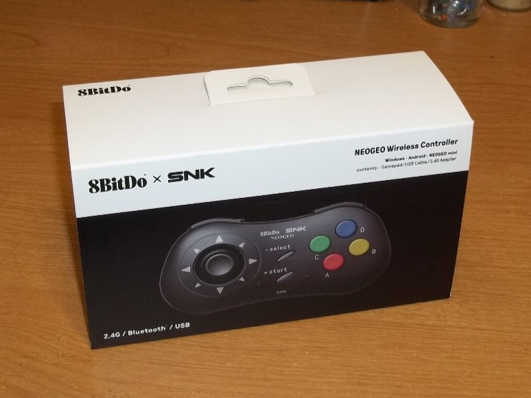 8Bitdo NEOGEO Wireless Controller for Windows, Android, NEOGEO mini – Black NEW