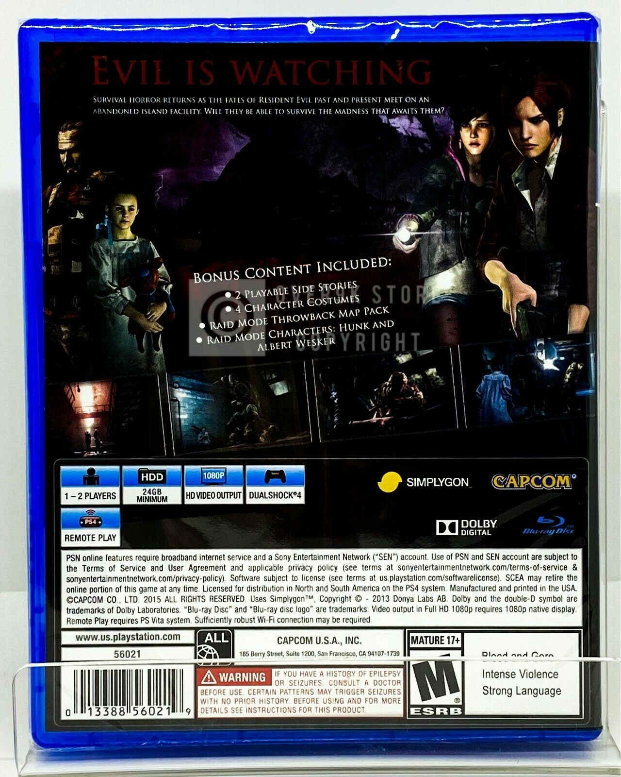 Resident Evil: Revelations 1 + Resident Evil: Revelations 2 – PS4 – Brand New