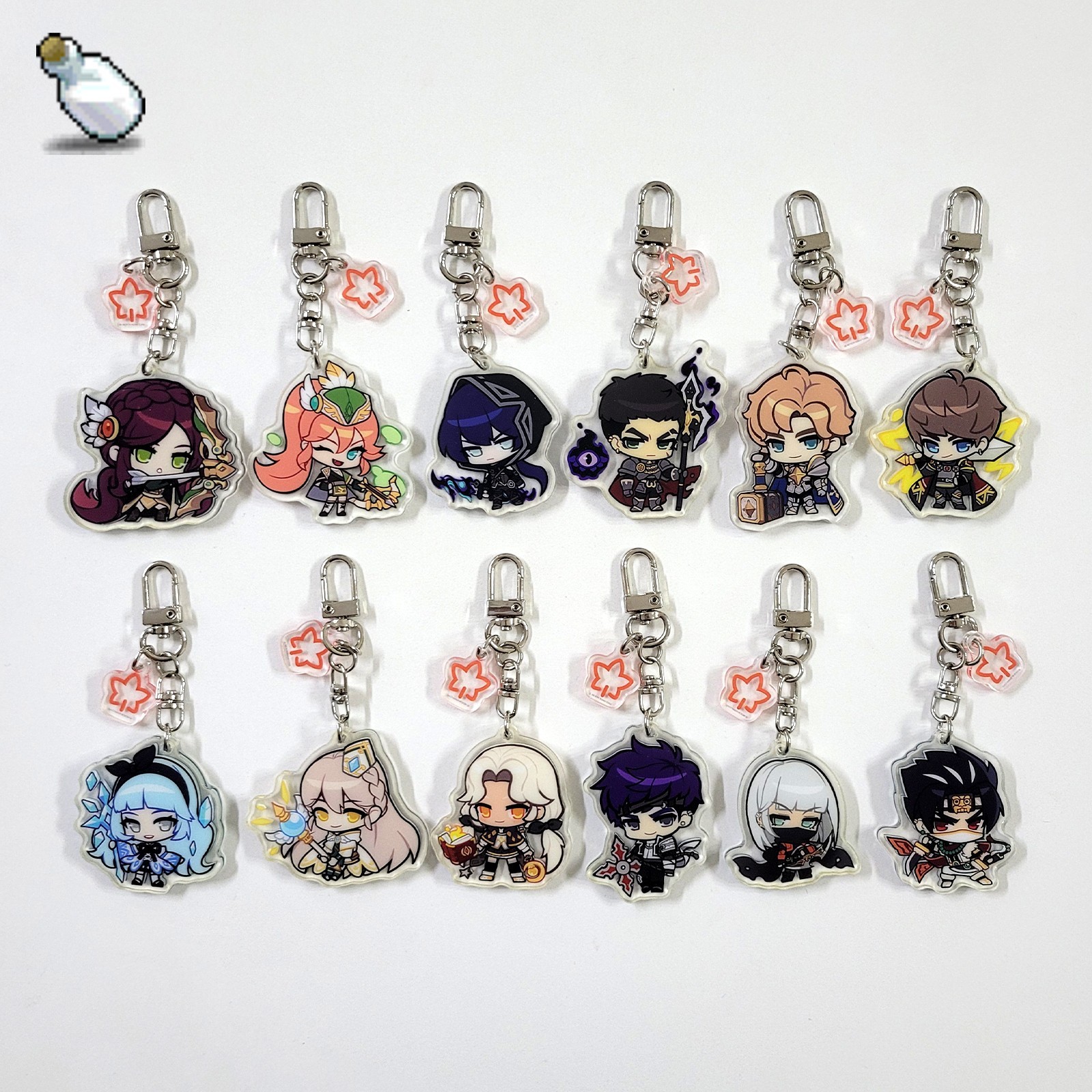 MapleStory MAPLE AGIT Characters SD Acrylic Keychain – Opened Random Blind Bag