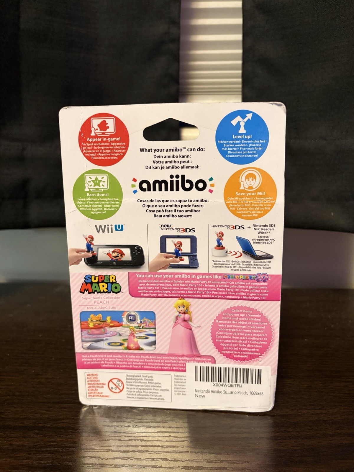Nintendo Sealed Princess Peach Amiibo Super Mario Series
