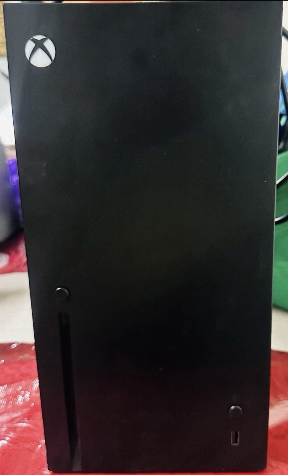 Ukonic Xbox Series X Replica Mini Fridge Cooler/Warmer Black/Green
