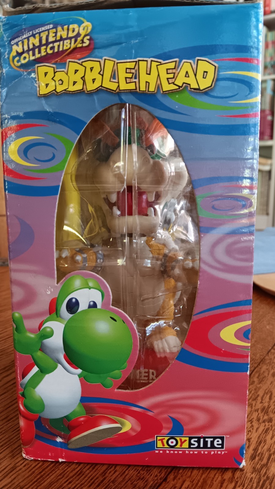 Bowser Bobblehead Nintendo 2002 Toysite BD&A Collectible in original Box