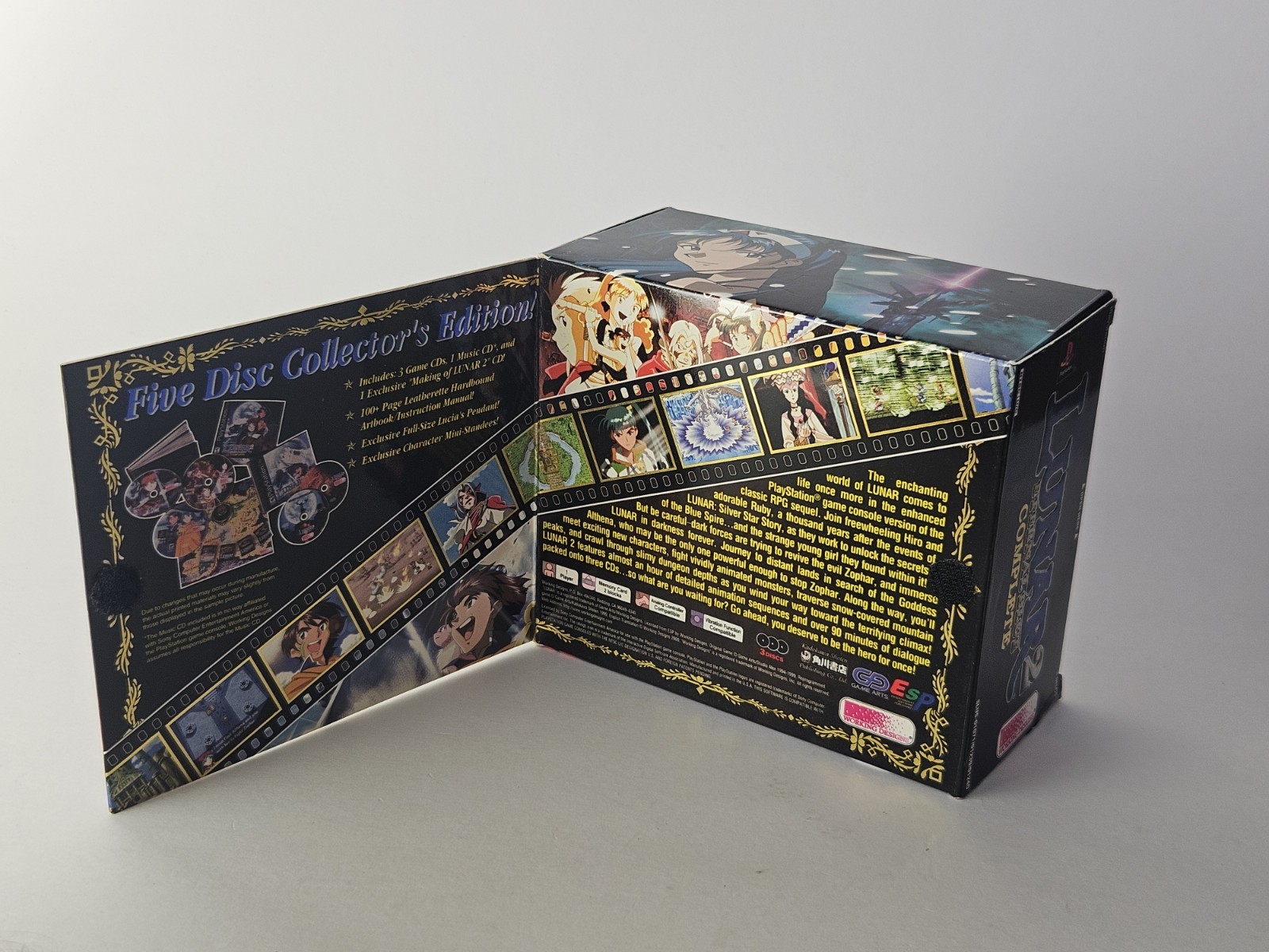 Lunar 2: Eternal Blue Complete (PlayStation 1, 2000) CIB Complete In Box