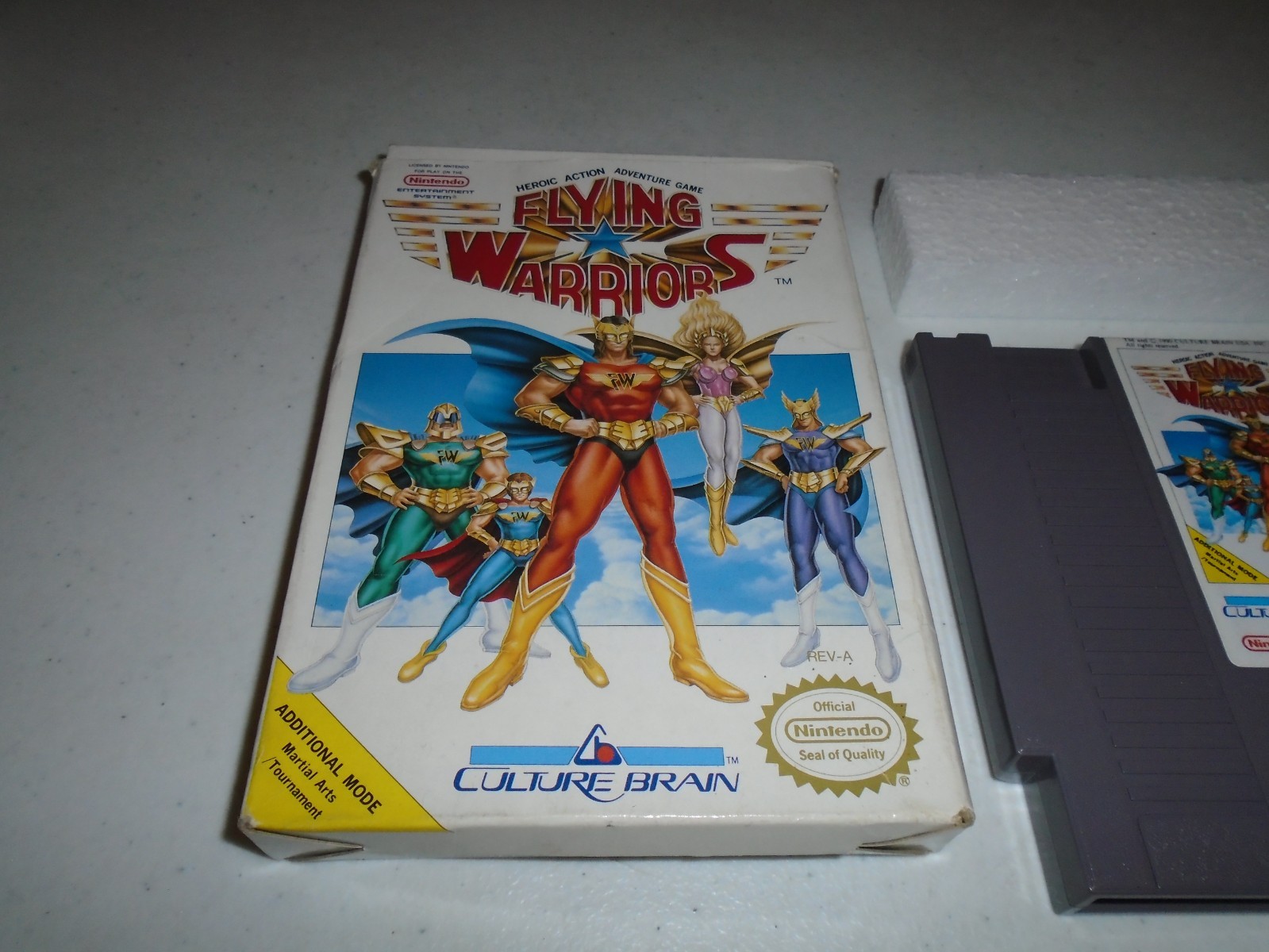 Flying Warriors by Culture Brain ☆☆ Authentic CIB Complete Nintendo NES game