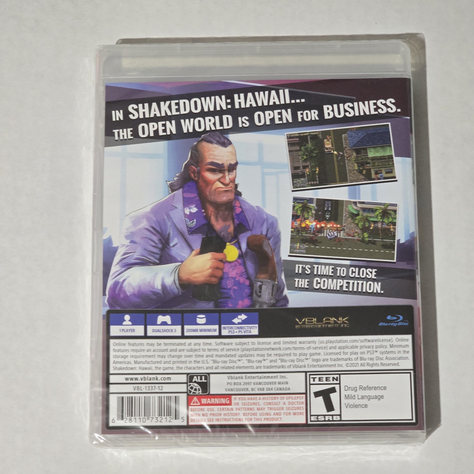 Retro City Rampage DX and Shakedown Hawaii for PlayStation 3 BRAND NEW SEALED