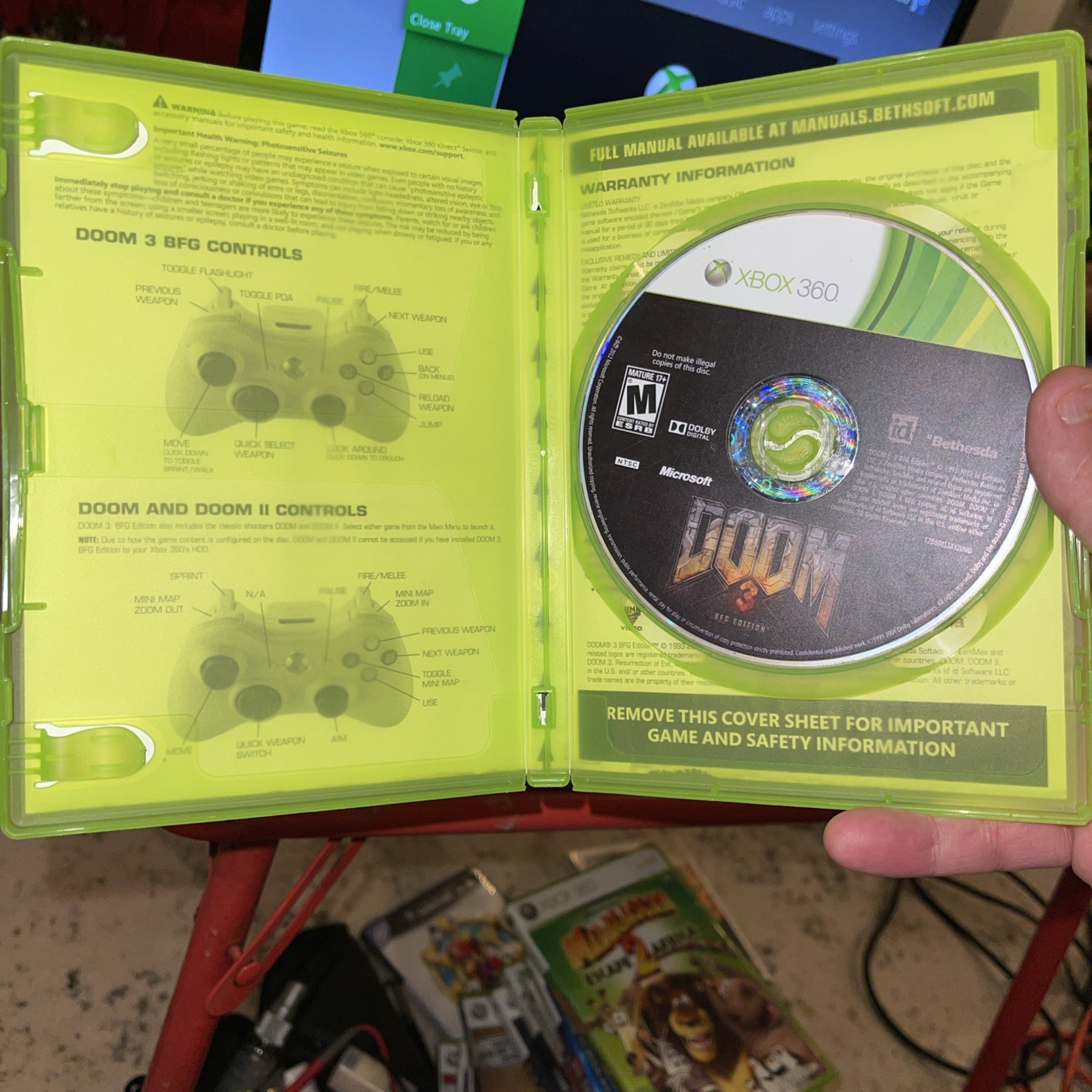 Doom 3: BFG Edition (Xbox One & Xbox 360, 2012) TestedWorking Free Ship