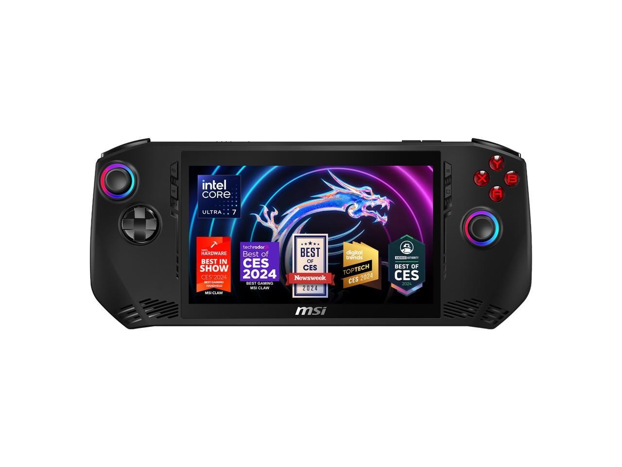 msi Claw PC Gaming Handheld: Intel Ultra 7-155H, 7″ FHD 120Hz Display, 16GB