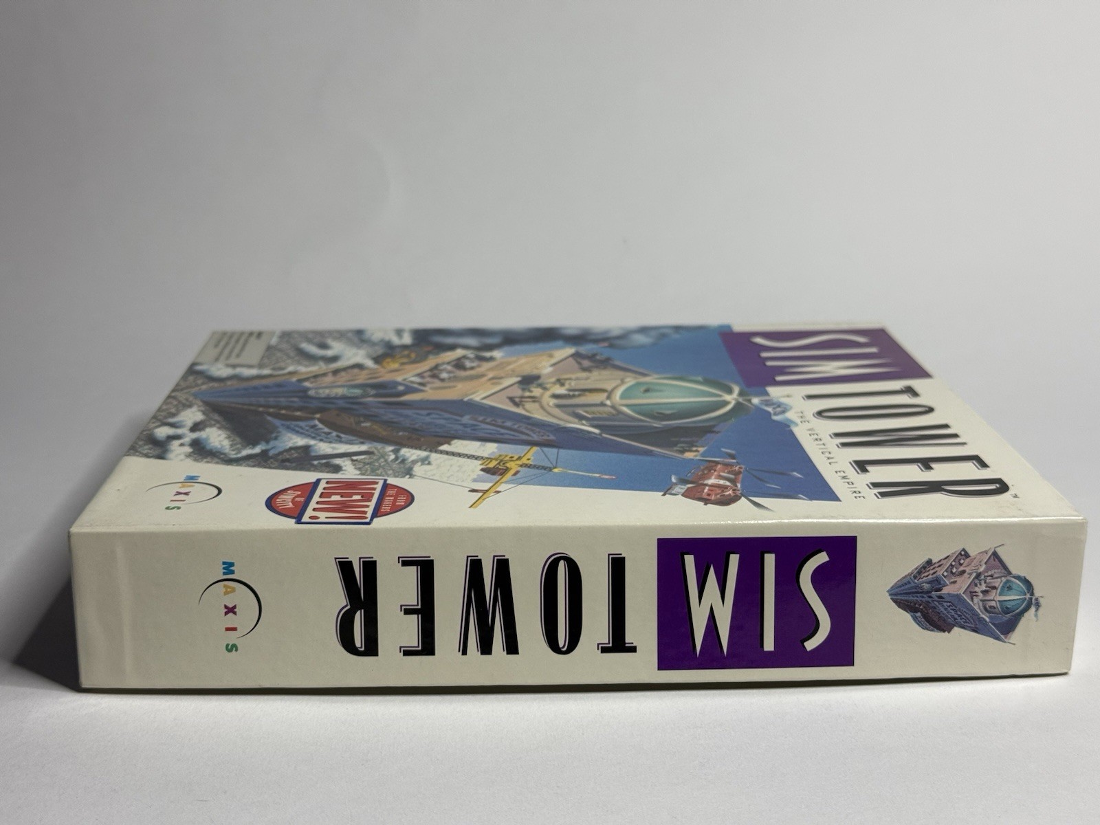 Maxis SimTower Macintosh 3.5″ Floppy Disc w/ Disks, Manual & Inserts