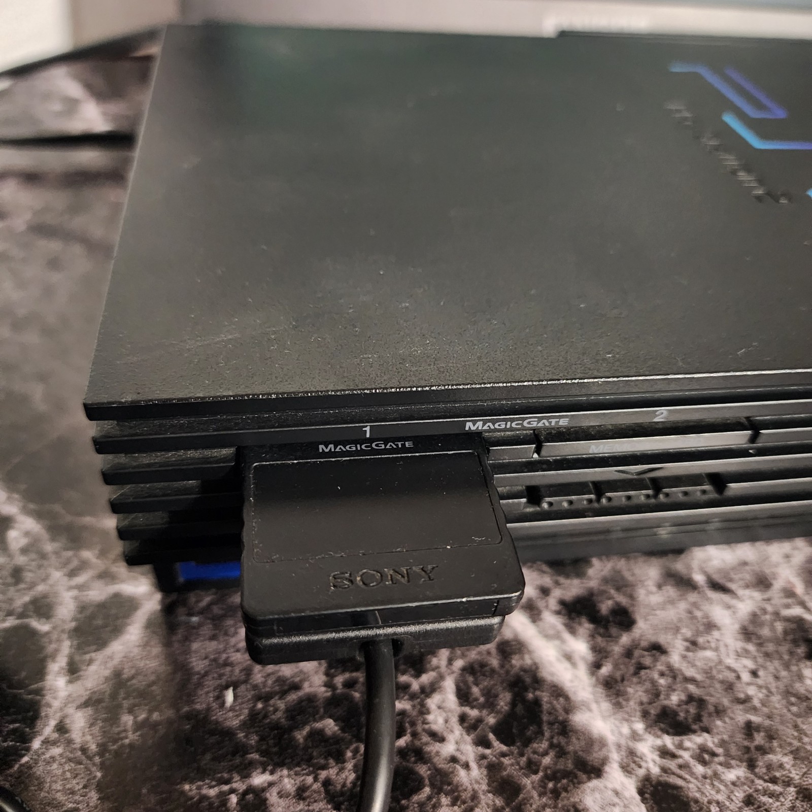 Sony PlayStation 2 PS2 Fat SCPH-39001/N Network Adapter OKAMI + 10 Games