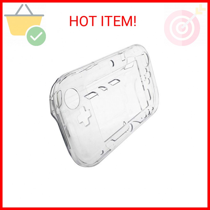 OSTENT Protective Clear Crystal Hard Case Cover Skin Shell for Nintendo Wii U Ga