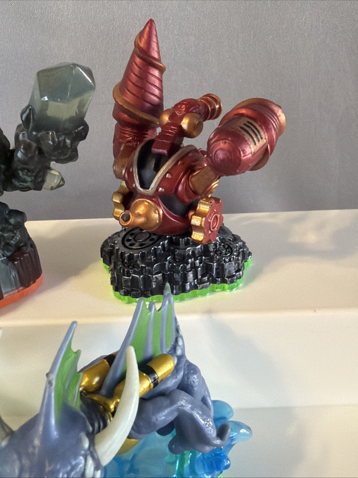 10 Skylanders Game Figures Elf Shroomboom Giant Terrafin Zap Drill Spyros Ship