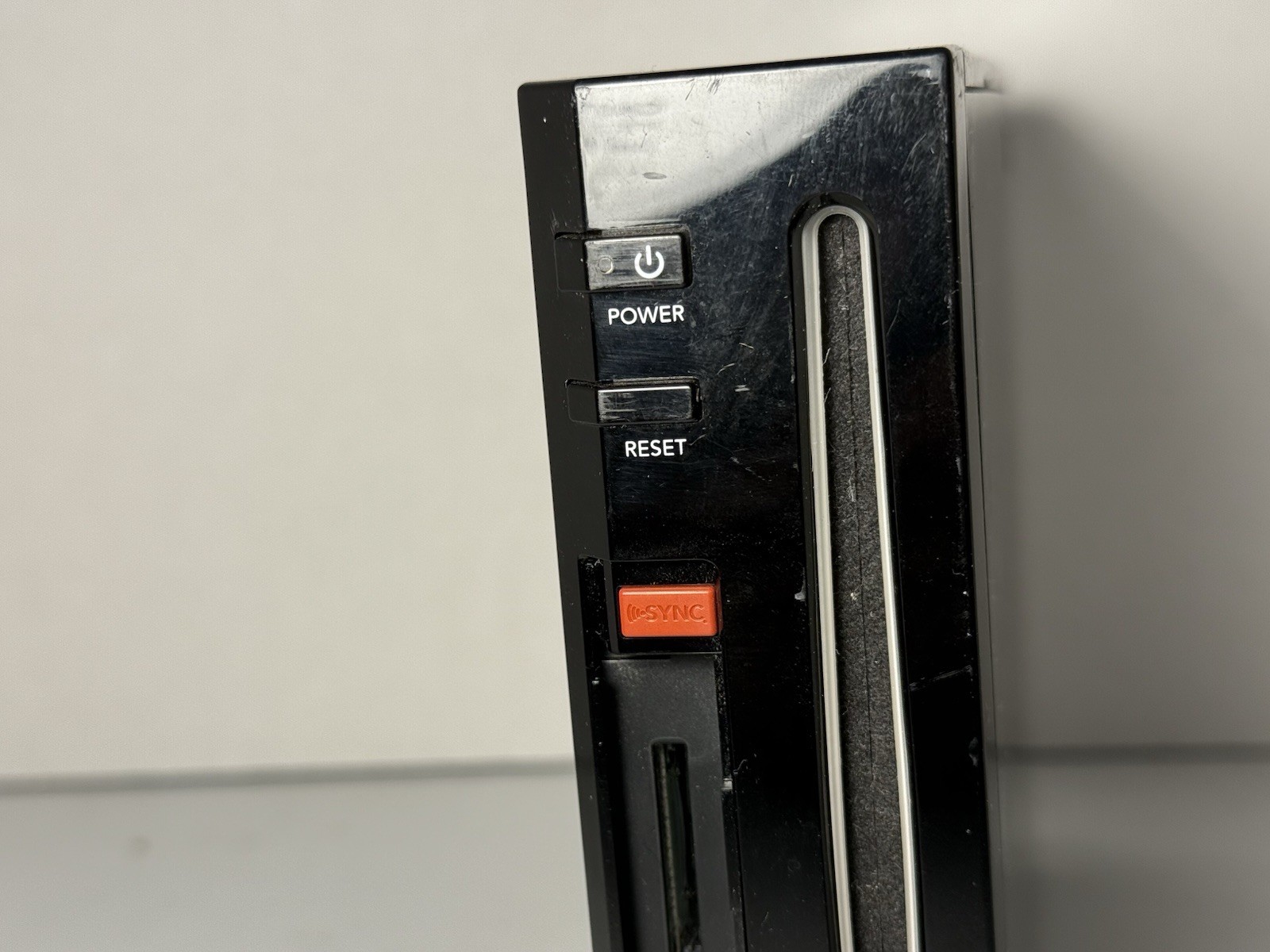 JP Nintendo Wii RVL-001 Black Console Only – Tested – Missing SD Door/Scuffed