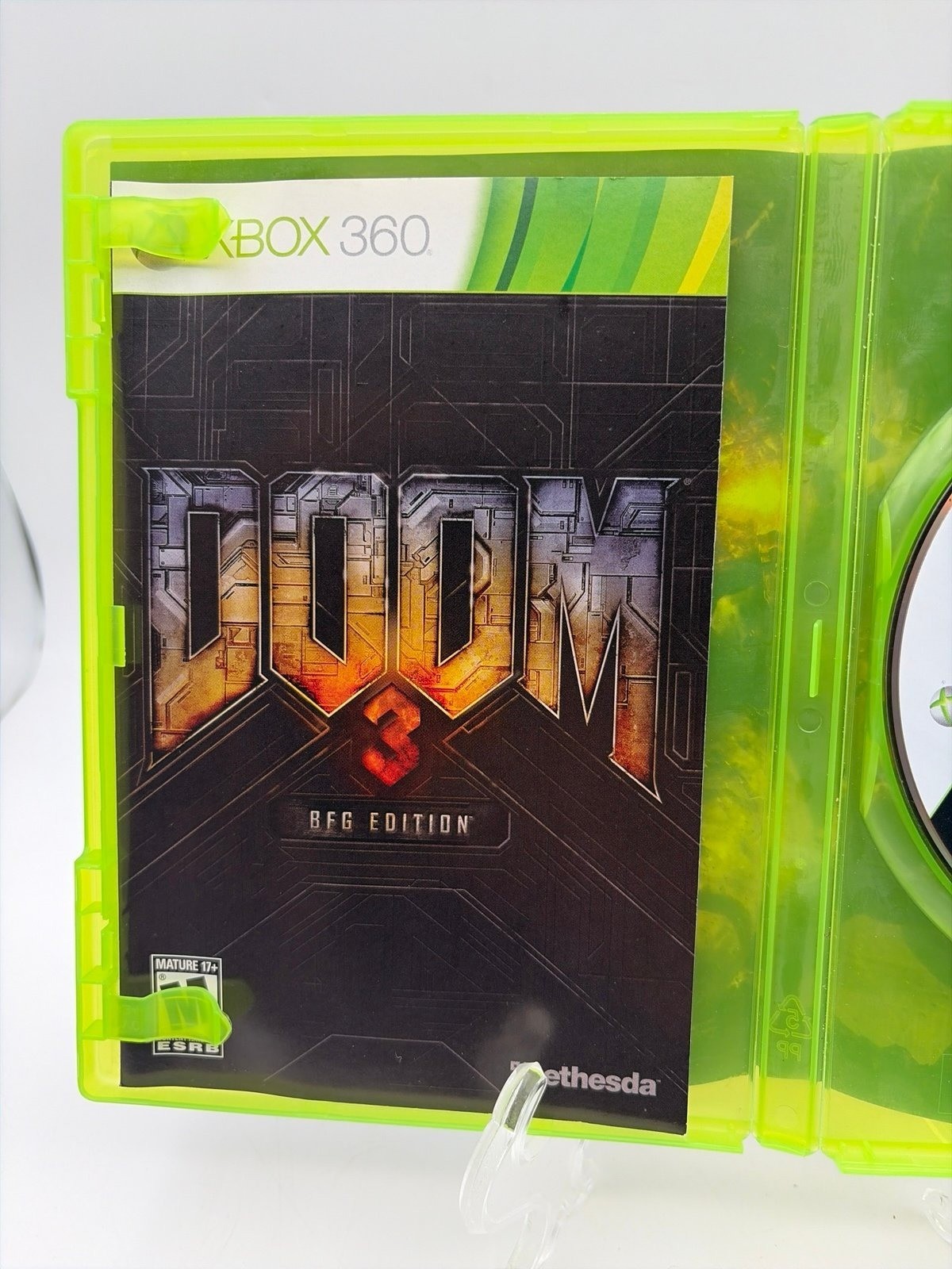 Doom 3 BFG Edition (Microsoft Xbox 360, 2012) CIB Complete w/ Manual – TESTED