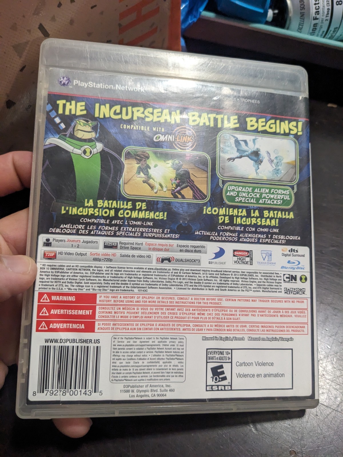 Ben 10: Omniverse 2 (Sony PlayStation 3, 2013) No Manual