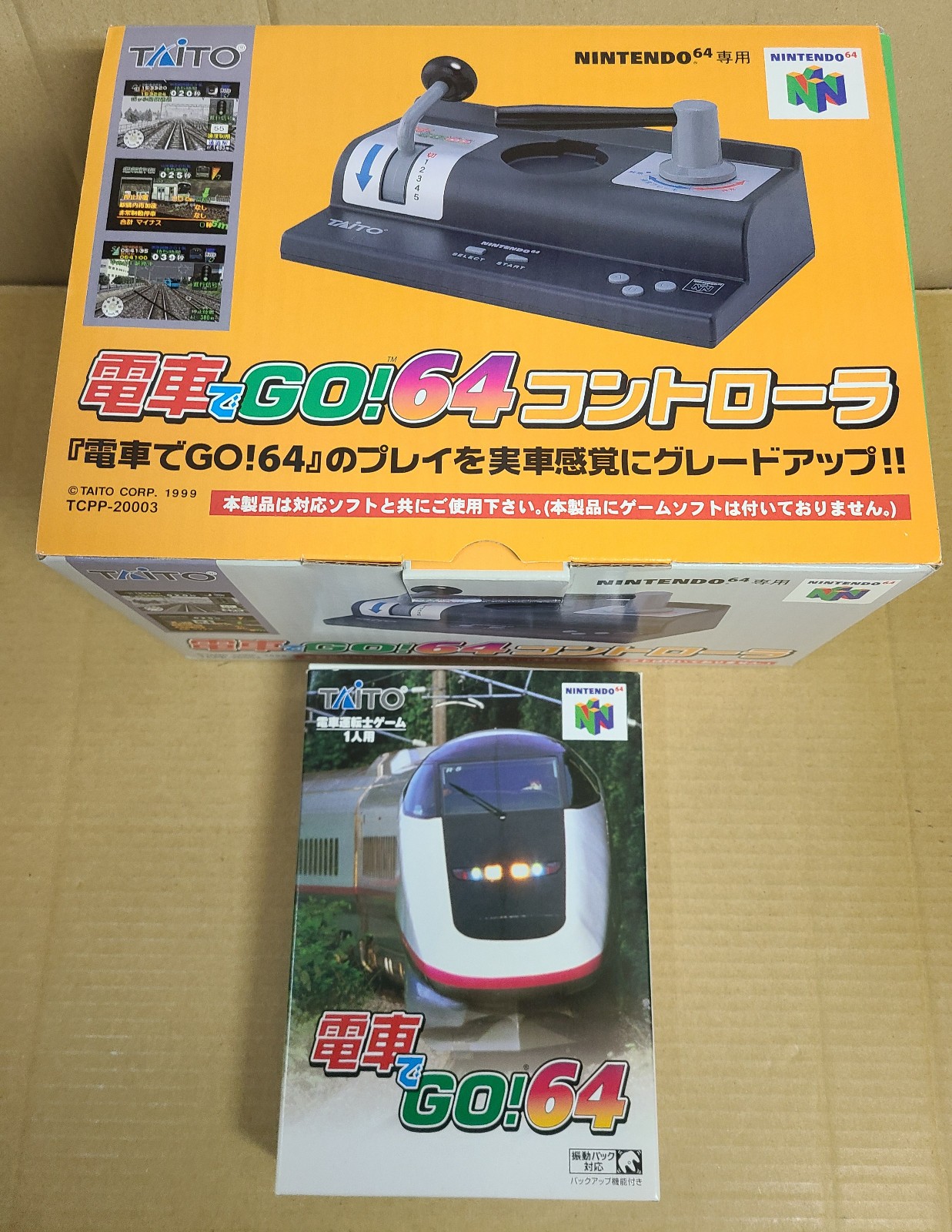 Nintendo64 Densha de Go Controller + Densha de Go! 64 Japan N64 Taito #S03