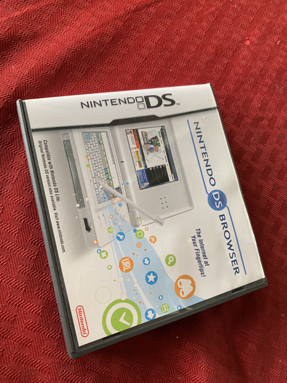 Nintendo DS Browser (Nintendo DS, 2007) With Case And Manual No Expansion Memory
