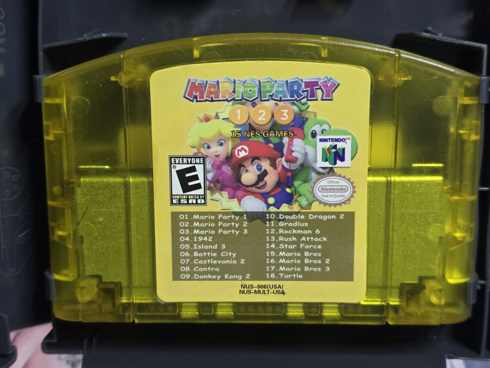 Nintendo N64 – Mario Party 1 + 2 + 3 (Multi-Game) with Case (Read Description)