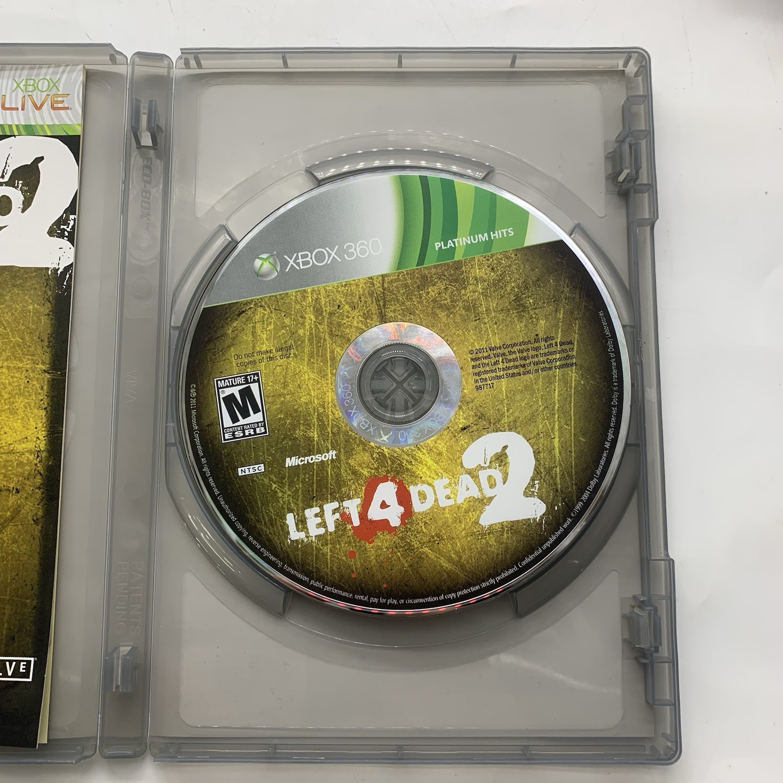 Left 4 Dead 2 – Xbox 360, 2009 | CIB | TESTED | Resurfaced | PLATINUM HITS
