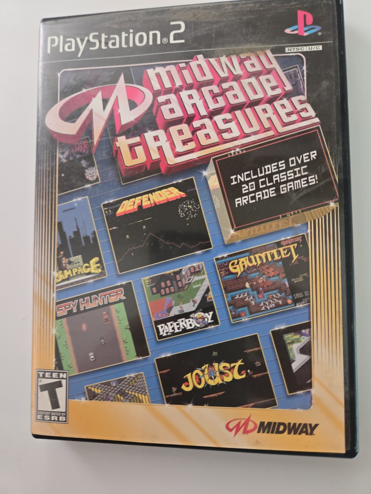 Midway Arcade Treasures PlayStation 2 PS2 Game, 2003, Tested
