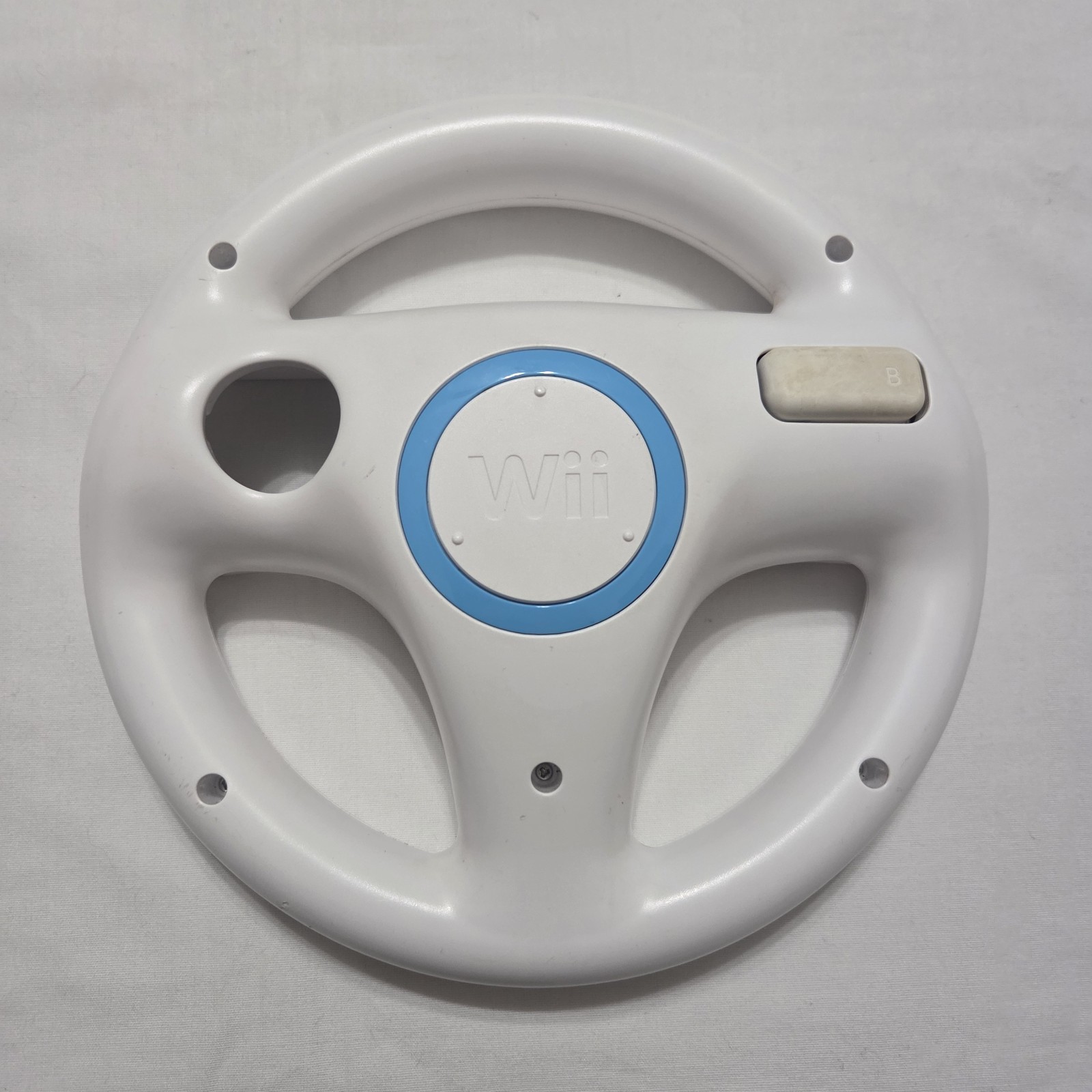 Lot of 2 Genuine Nintendo Wii Wheel Mario Kart White RVL-024