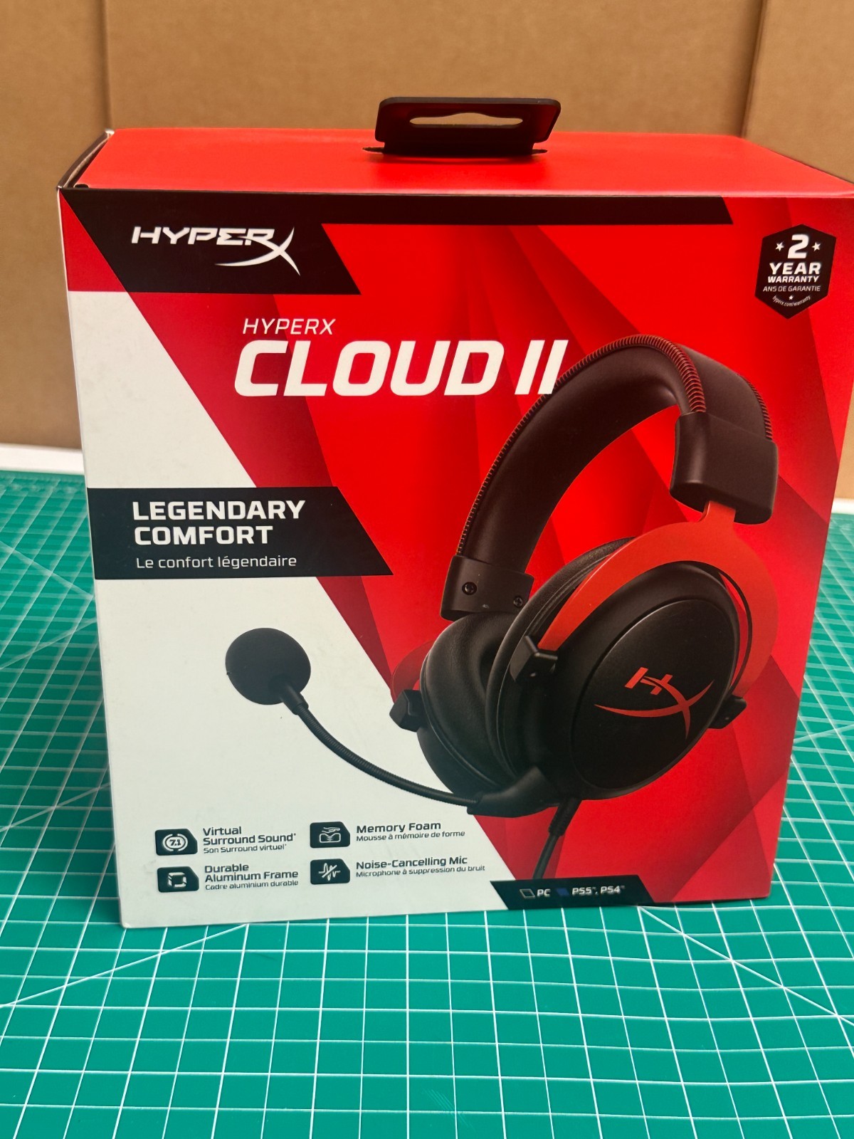 HyperX Cloud II Red / Black Gaming Headset NEW